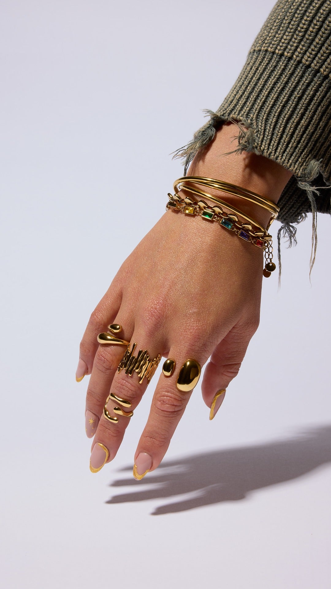 REFRACT BRACELET GOLD