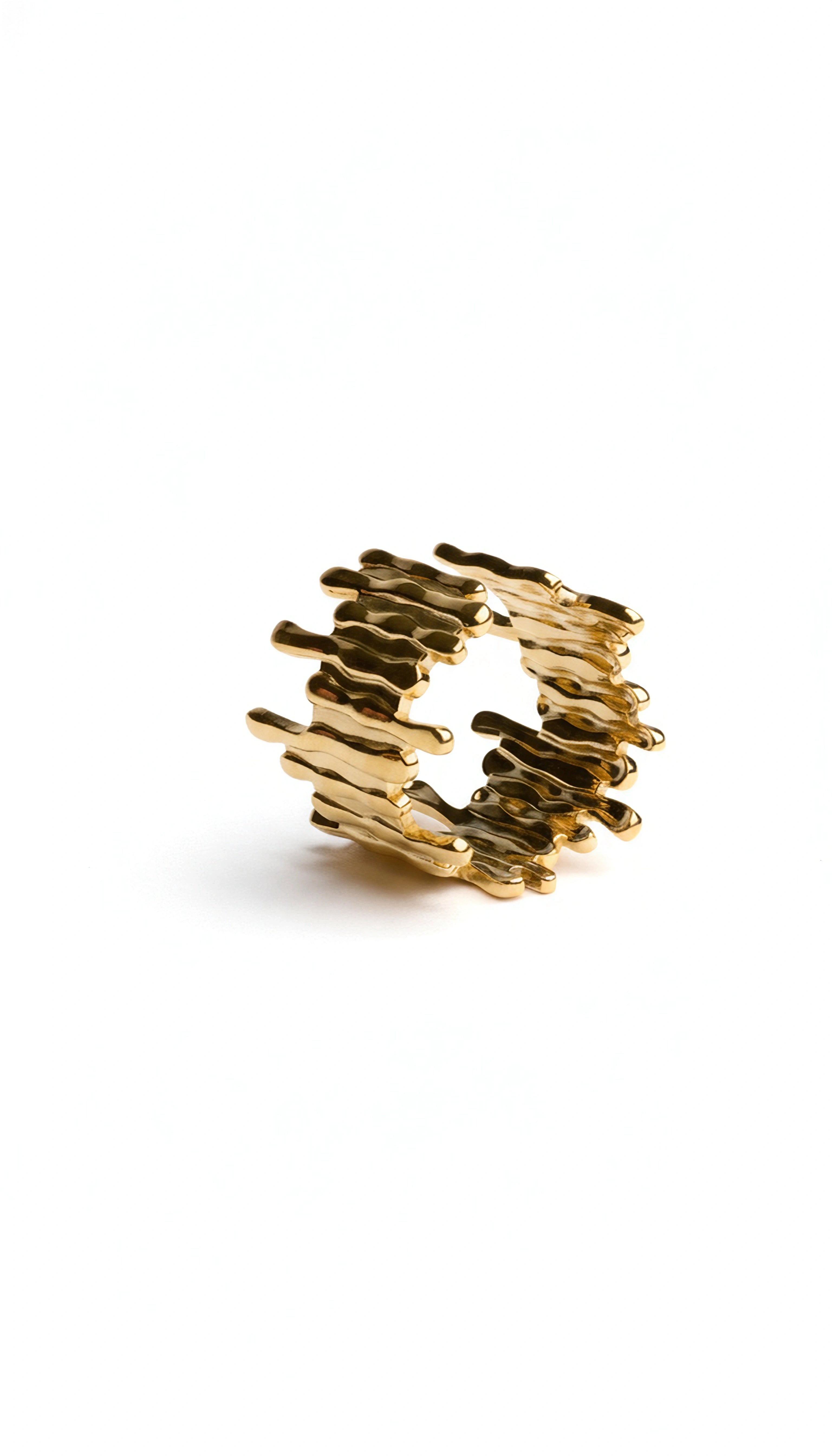 DISTORT RING GOLD
